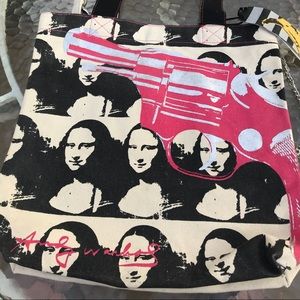 Rare Vintage Andy Warhol Canvas Tote
